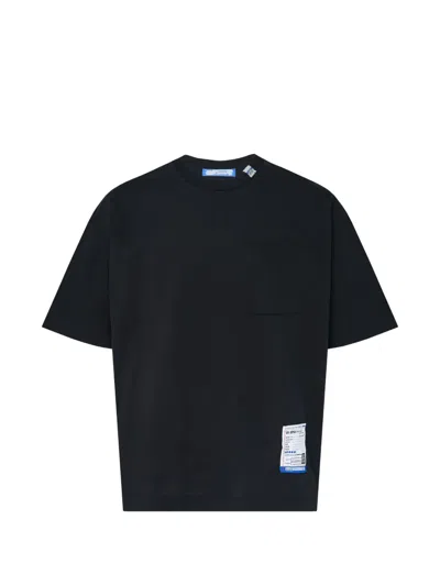 Miharayasuhiro Heavy-weight Jersey Pocket T-shirt In Black