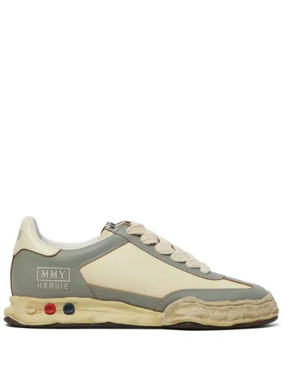 Miharayasuhiro Herbie Og Sole Leather Sneakers In Grey