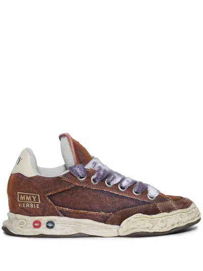 Miharayasuhiro Herbire Puffer Sneakers In Brown