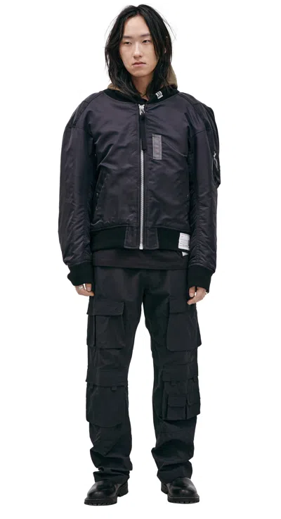 Miharayasuhiro Hooded Bomber Jacket In Multi