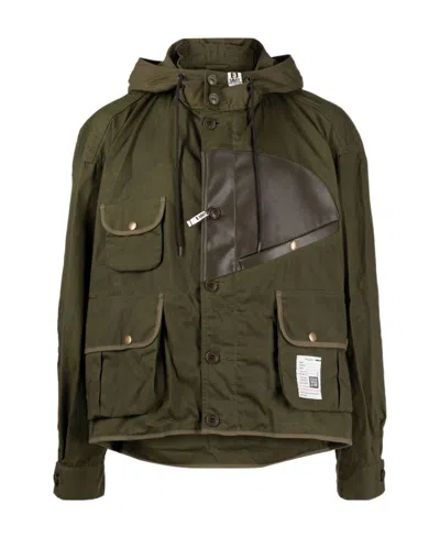 Miharayasuhiro Hooded Casual Jacket In Brown