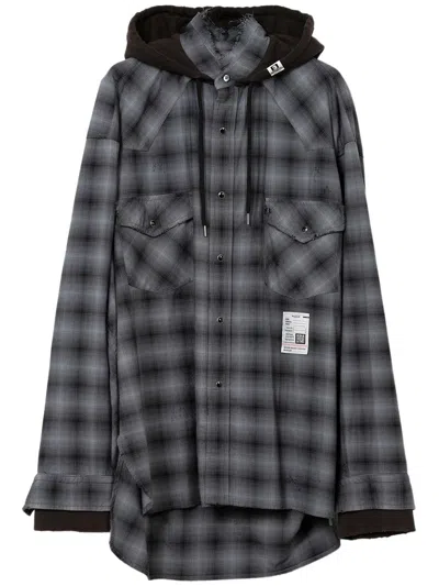 Miharayasuhiro Hemd Mit Kapuze In Black