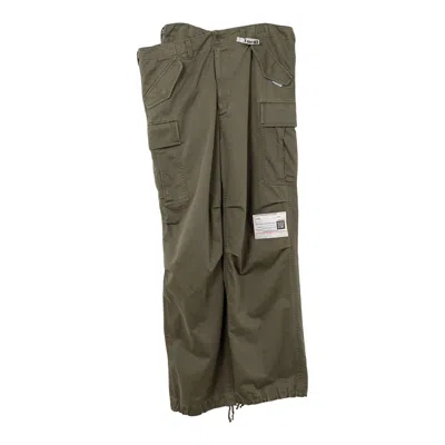 Miharayasuhiro Huge Layered Cargo Pants In Green