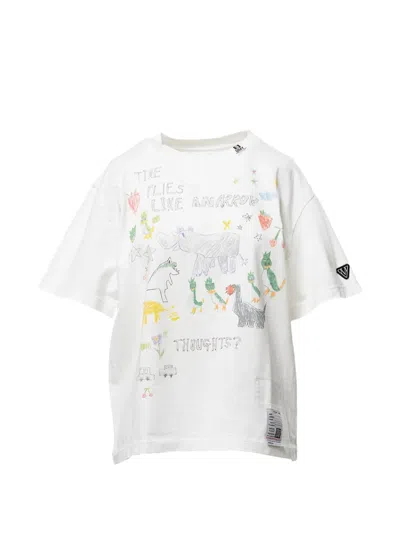 Miharayasuhiro Illustration-print T-shirt In White