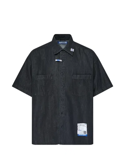 Miharayasuhiro In-stru(men-tal) Denim Shirt In Black