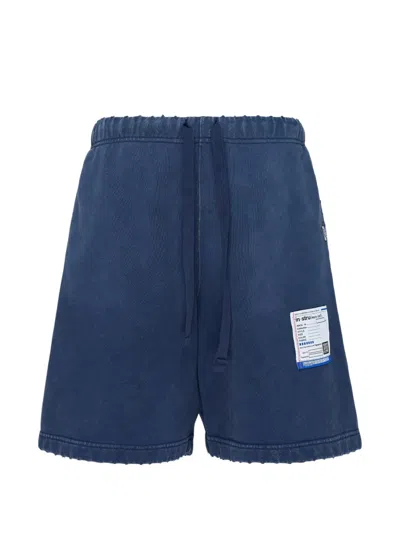 Miharayasuhiro In-stru(men-tal) Distressed In-stru(men-tal). Shorts In Blue