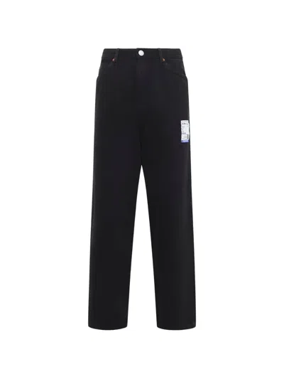 Miharayasuhiro Instrumental Selvage Jeans In Black