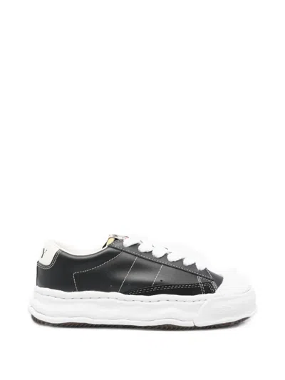 Miharayasuhiro Jackson Og-sole Leather Sneakers In Black