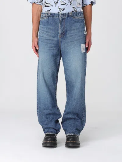 Miharayasuhiro Jeans Maison Mihara Yasuhiro Men Color Blue