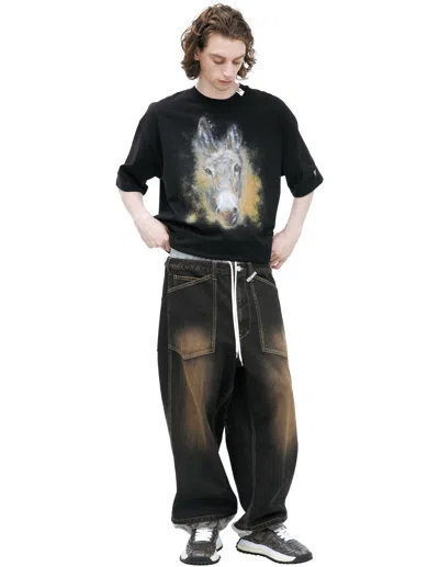 Miharayasuhiro Jeans With Patch Pockets In Multi