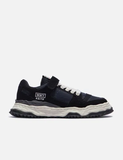 Miharayasuhiro Keith Og Sole Canvas Low-top Sneaker In Black
