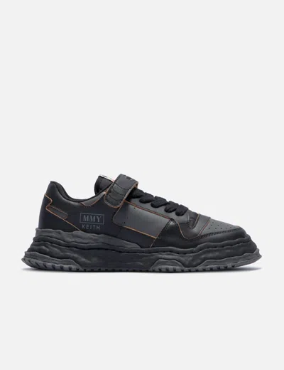 Miharayasuhiro Keith Og Sole Leather Low-top Sneaker In Black