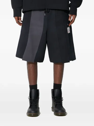 Miharayasuhiro Label-detail Shorts In Black