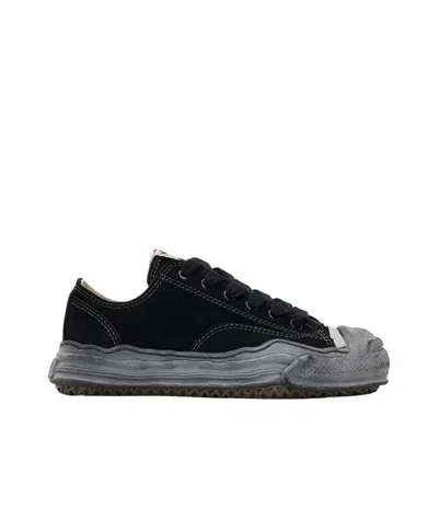 Miharayasuhiro Lace-up Low-cut Casual Shoes In Black