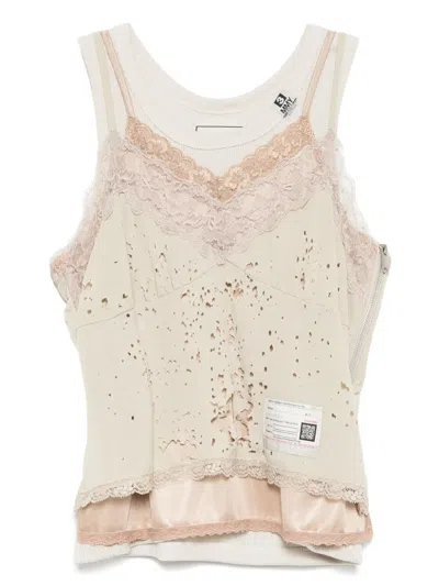 Miharayasuhiro Tanktop Mit Schnürung