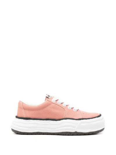 Miharayasuhiro Lace-up Sneakers In Pink