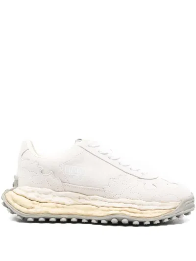 Miharayasuhiro Larry Panelled Sneakers In White