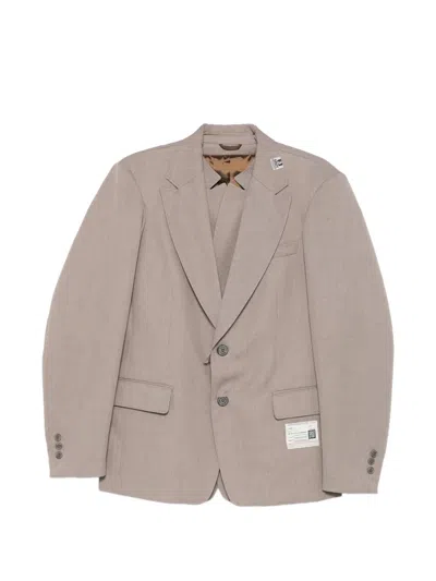 Miharayasuhiro Layered Blazer In Neutral