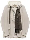 Miharayasuhiro Layered Blazer In Neutrals