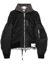 Miharayasuhiro Layered Bomber Jacket In Black