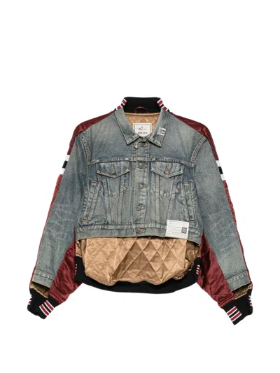 Miharayasuhiro Layered Denim Jacket In Multi