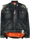 Miharayasuhiro Layered Denim Jacket In Indigo