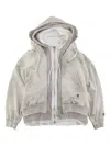 Miharayasuhiro Layered Hooded Jacket In Neutral