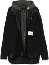 Miharayasuhiro Jacke Im Layering-look In Schwarz