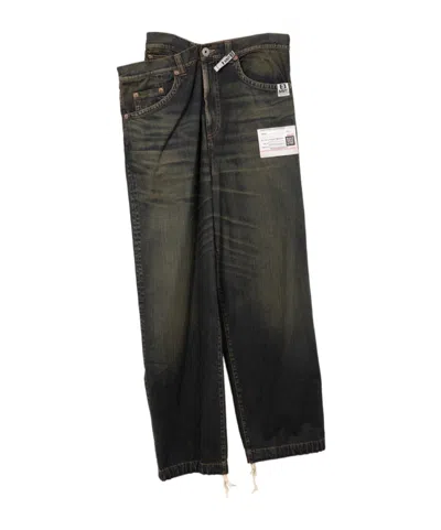 MIHARAYASUHIRO LAYERED JEANS