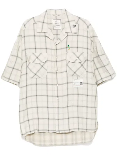 Miharayasuhiro Layered Shirt In Neutrals