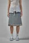 Miharayasuhiro Layered Skirt In Gray