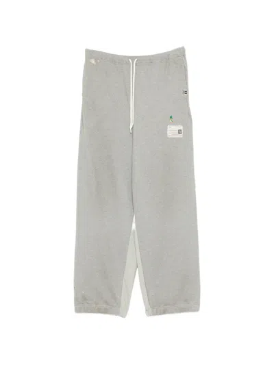 Miharayasuhiro Layered-hem Track Pants In Gray