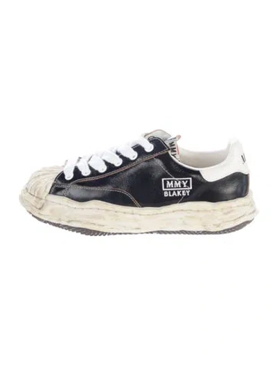 Pre-owned Miharayasuhiro Leather Athletic Sneakers In Blue