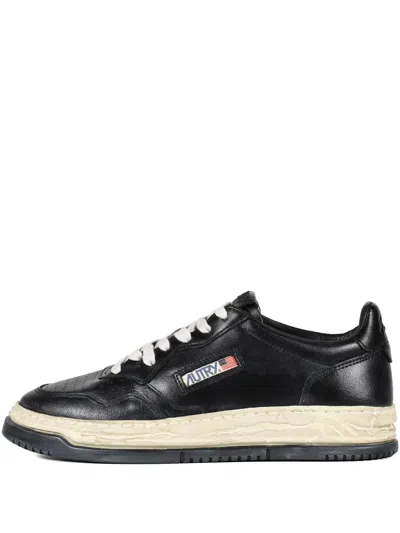 Miharayasuhiro Leather Sneakers In Black