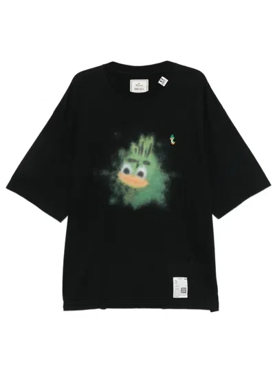 Miharayasuhiro Leon Printed Tee In Black