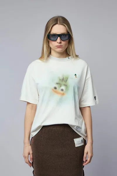 Miharayasuhiro Leon Printed Tee In White