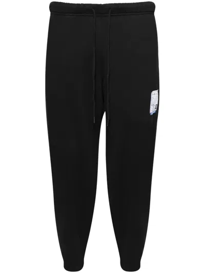 Miharayasuhiro Logo-appliqué Track Pants In Black