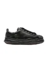 Miharayasuhiro Maison Mihara Yasuhiro Blakey Leather Low-top Sneakers In Black