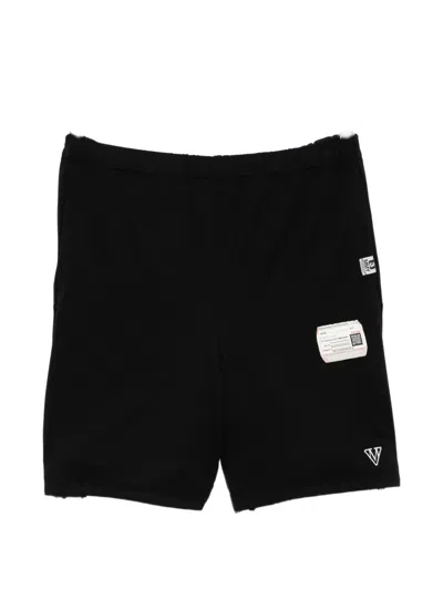 Miharayasuhiro Logo-embroidered Shorts In Black
