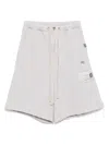 Miharayasuhiro Shorts Mit Logo-stickerei In Grau