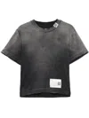 Miharayasuhiro Logo-embroidered T-shirt In Black