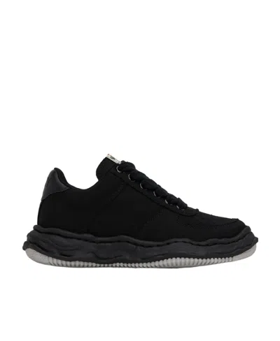 Miharayasuhiro Logo Low-cut Sneakers In Black