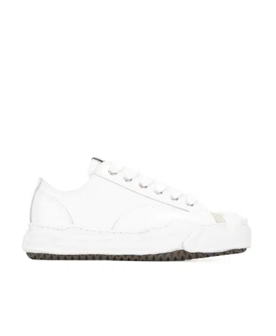Miharayasuhiro Logo Low-upper Sports Shoes In White