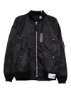Miharayasuhiro Logo-patch Bomber Jacket In Black