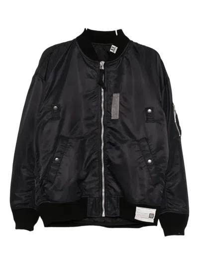 Miharayasuhiro Logo-patch Bomber Jacket In Black