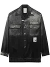 Miharayasuhiro Logo-patch Shirt In Grey