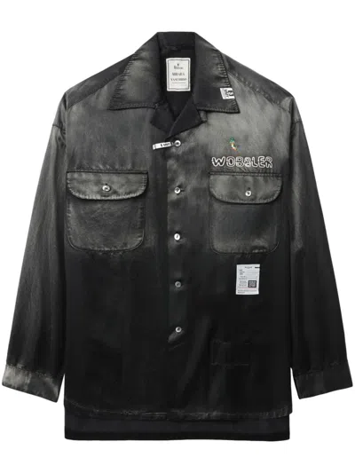 Miharayasuhiro Logo-patch Shirt In Grey