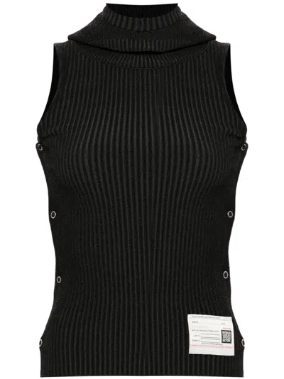 Miharayasuhiro Logo-patch Top In Black