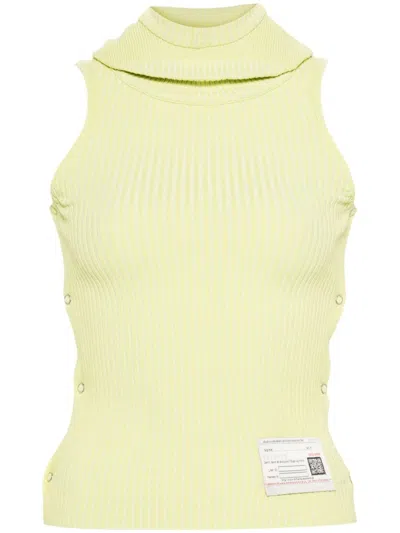 Miharayasuhiro Logo-patch Top In Yellow
