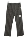 Miharayasuhiro Logo-patched Straight-leg Pants In Black